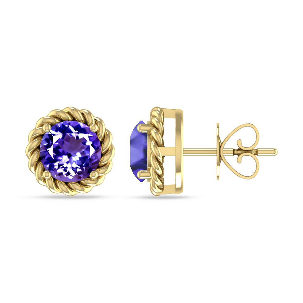 Yellow Gold - Tanzanite