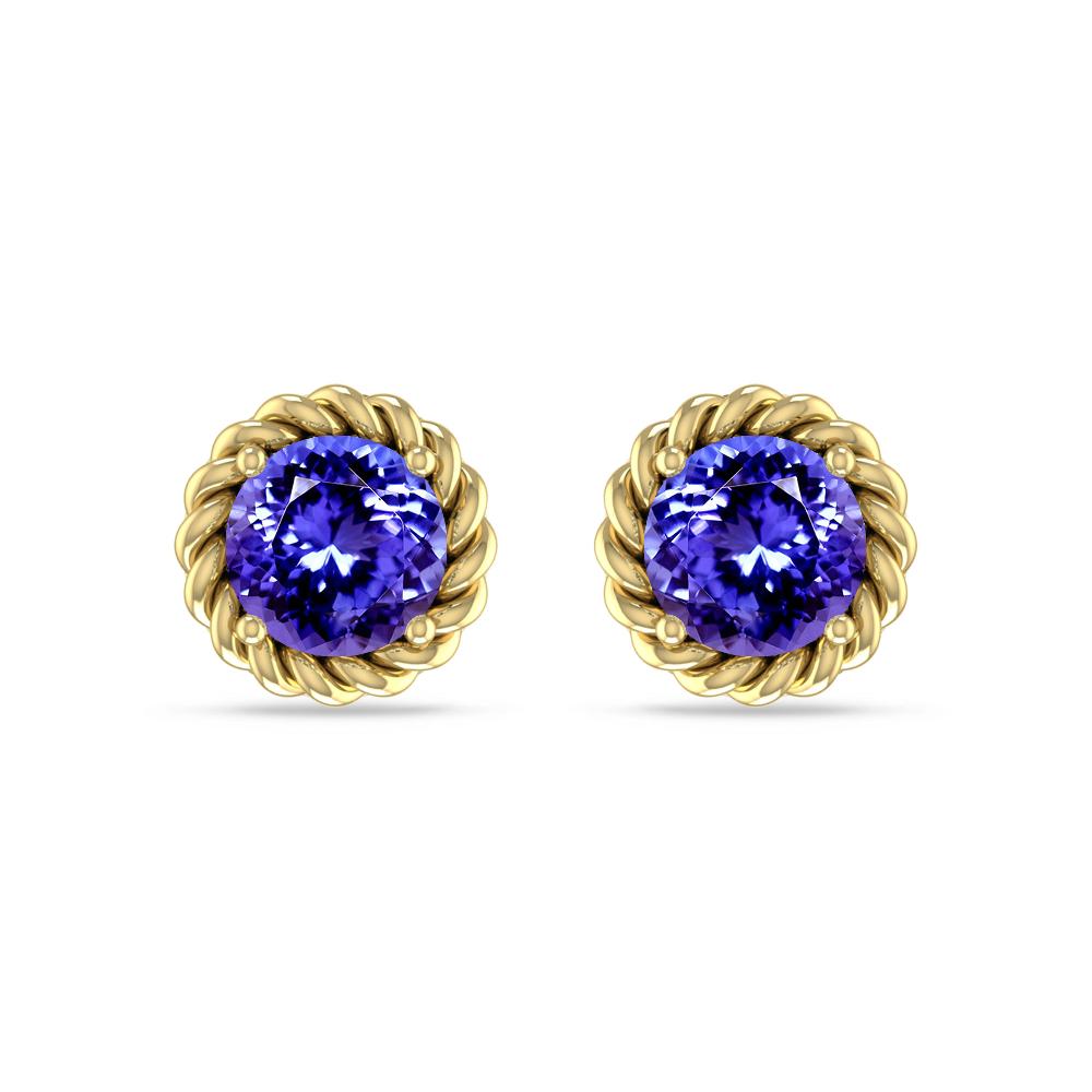 Yellow Gold - Tanzanite