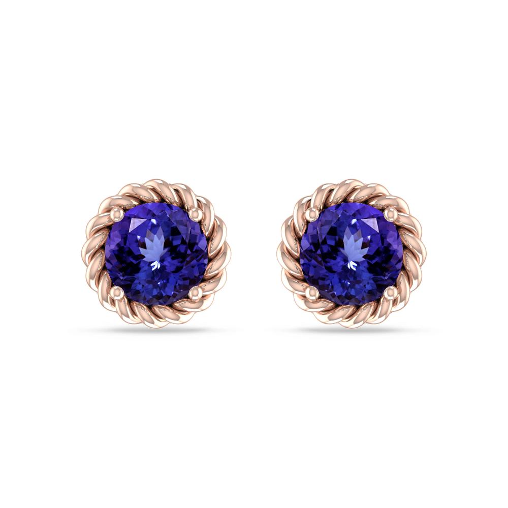 Rose Gold - Tanzanite