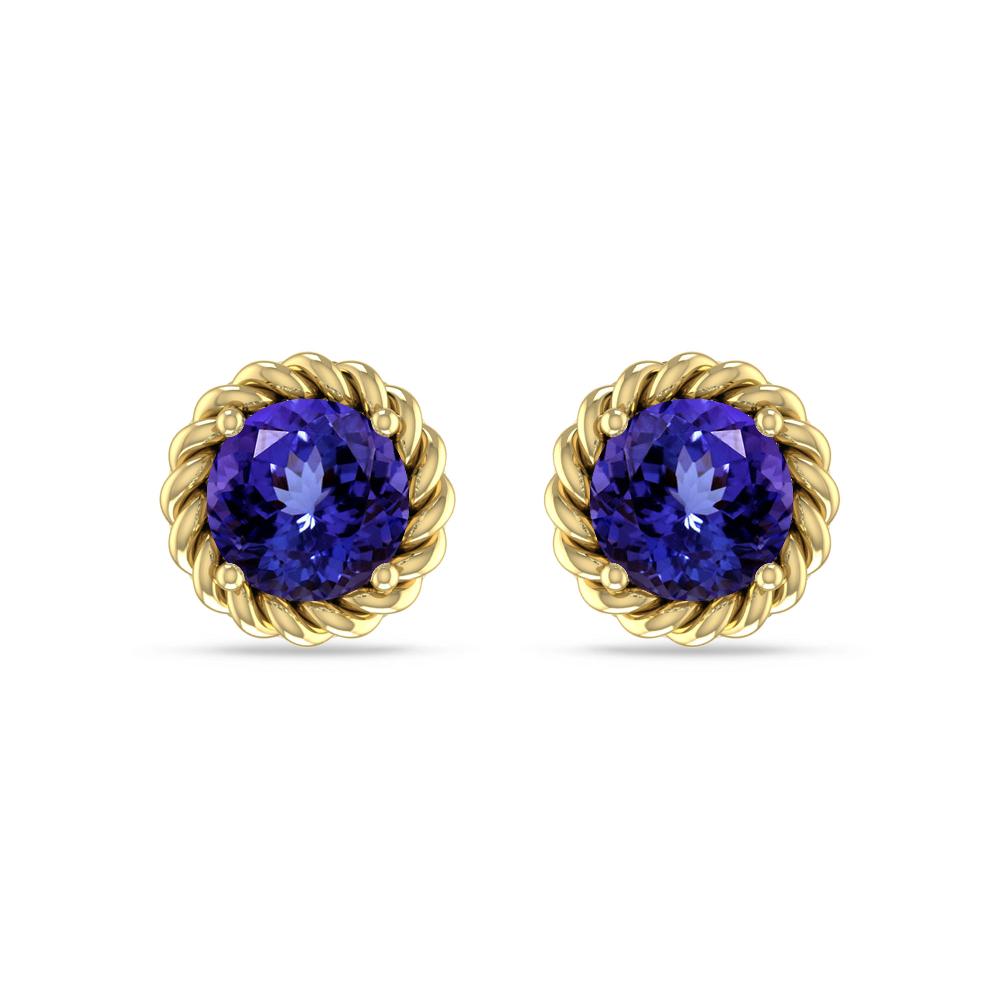 Yellow Gold - Tanzanite