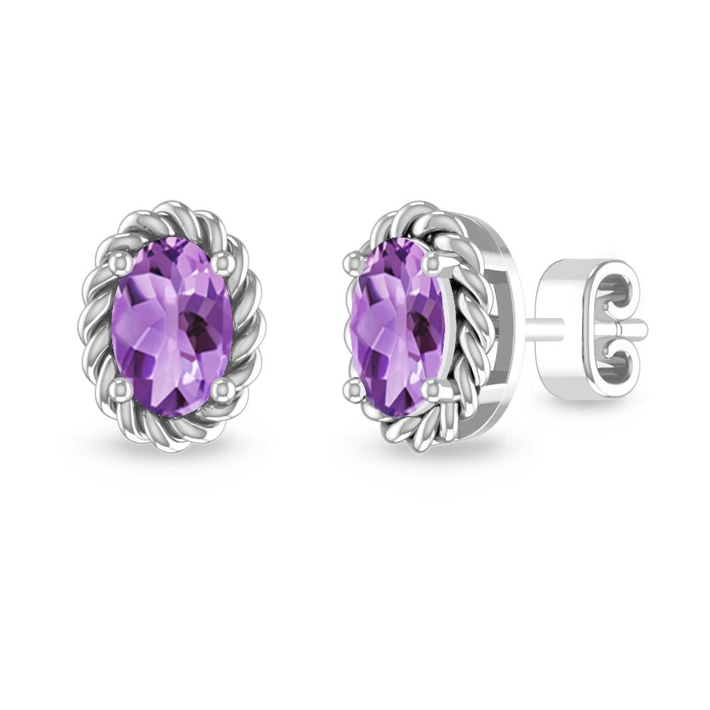 White Gold - Amethyst