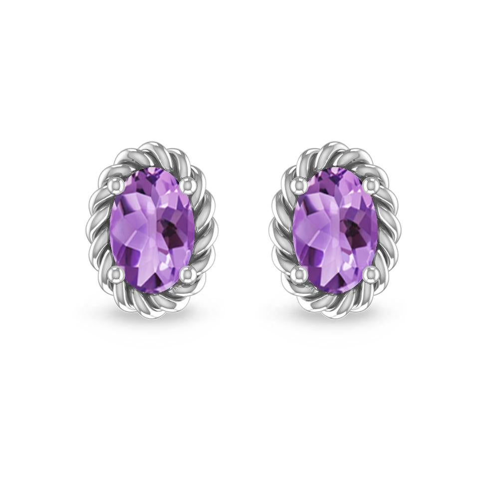 White Gold - Amethyst