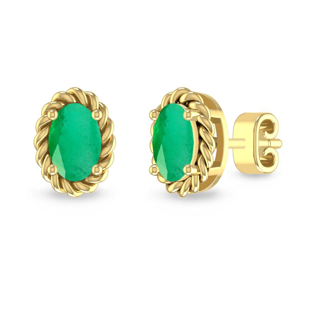 Yellow Gold - Emerald