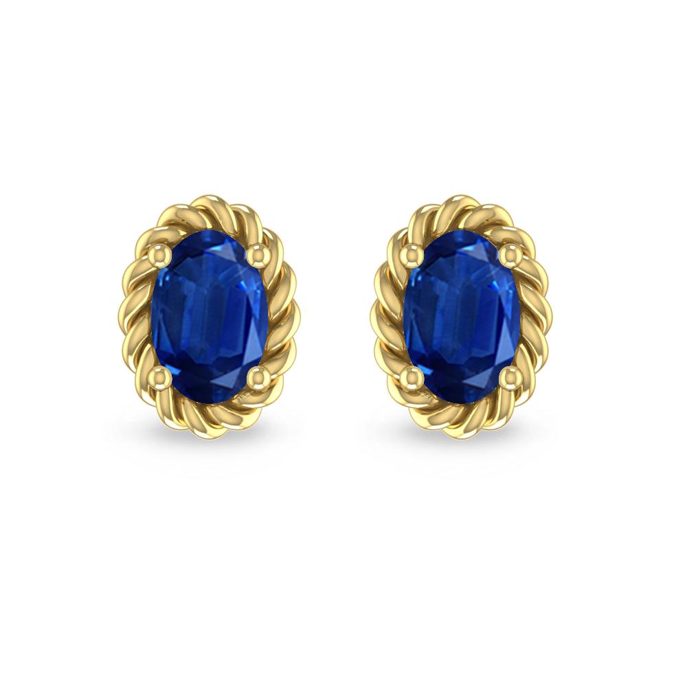 Yellow Gold - Sapphire