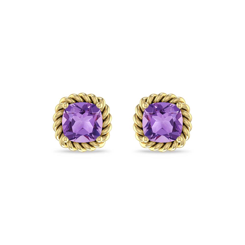 Yellow Gold - Amethyst
