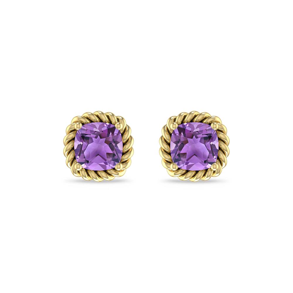 Yellow Gold - Amethyst