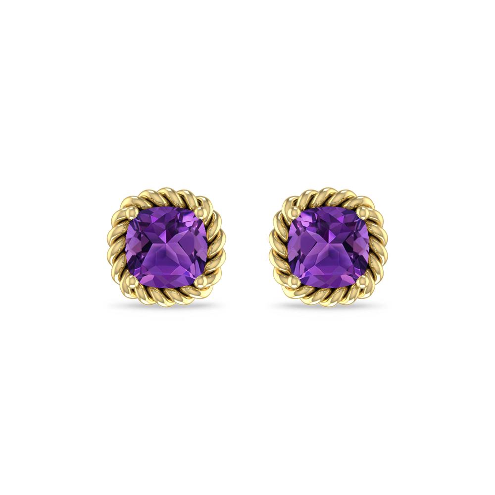 Yellow Gold - Amethyst