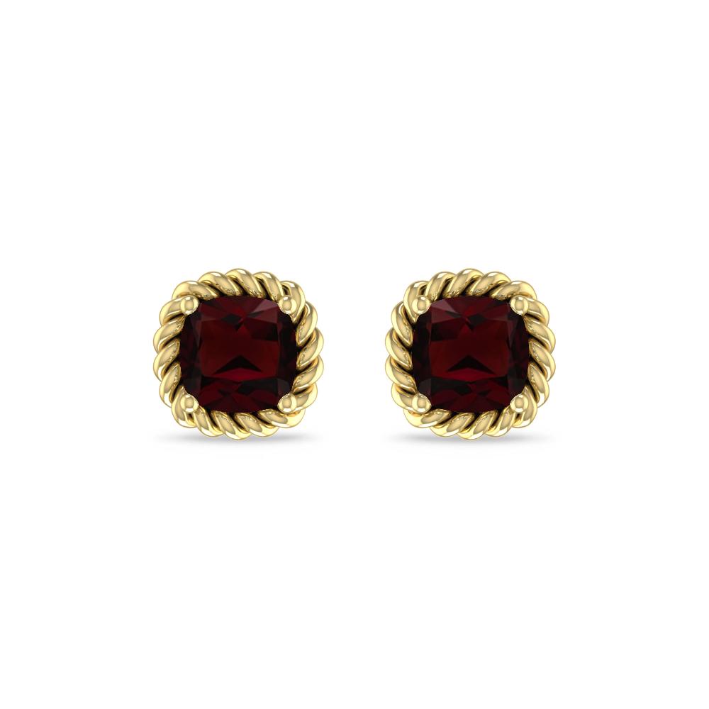 Yellow Gold - Garnet