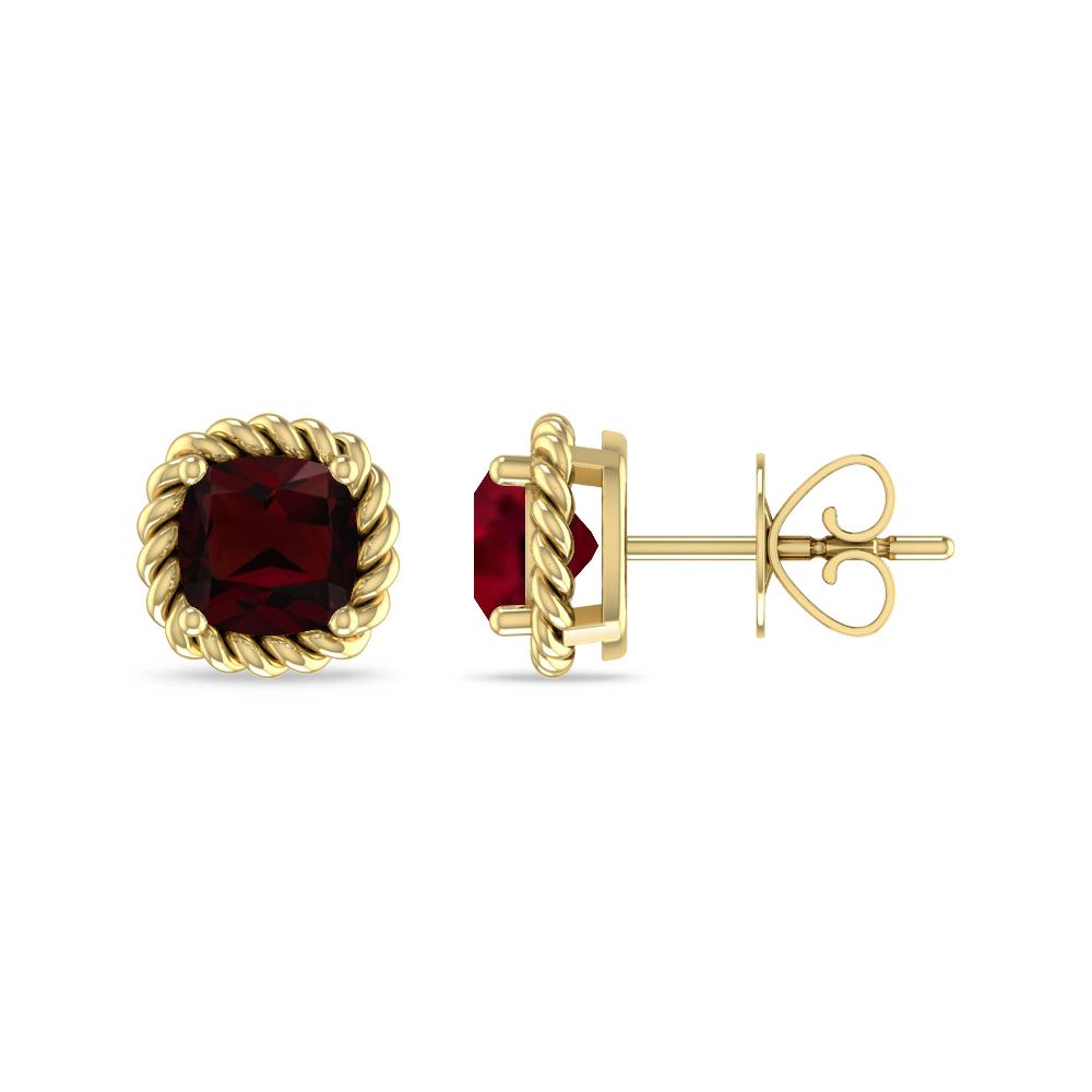 Yellow Gold - Garnet