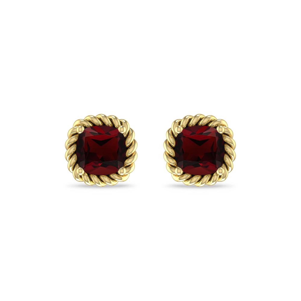 Yellow Gold - Garnet