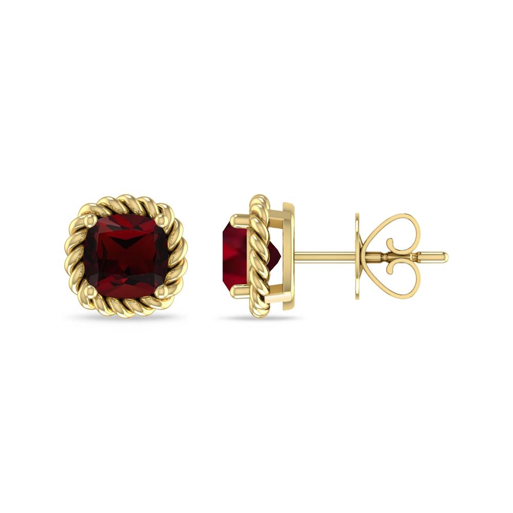 Yellow Gold - Garnet