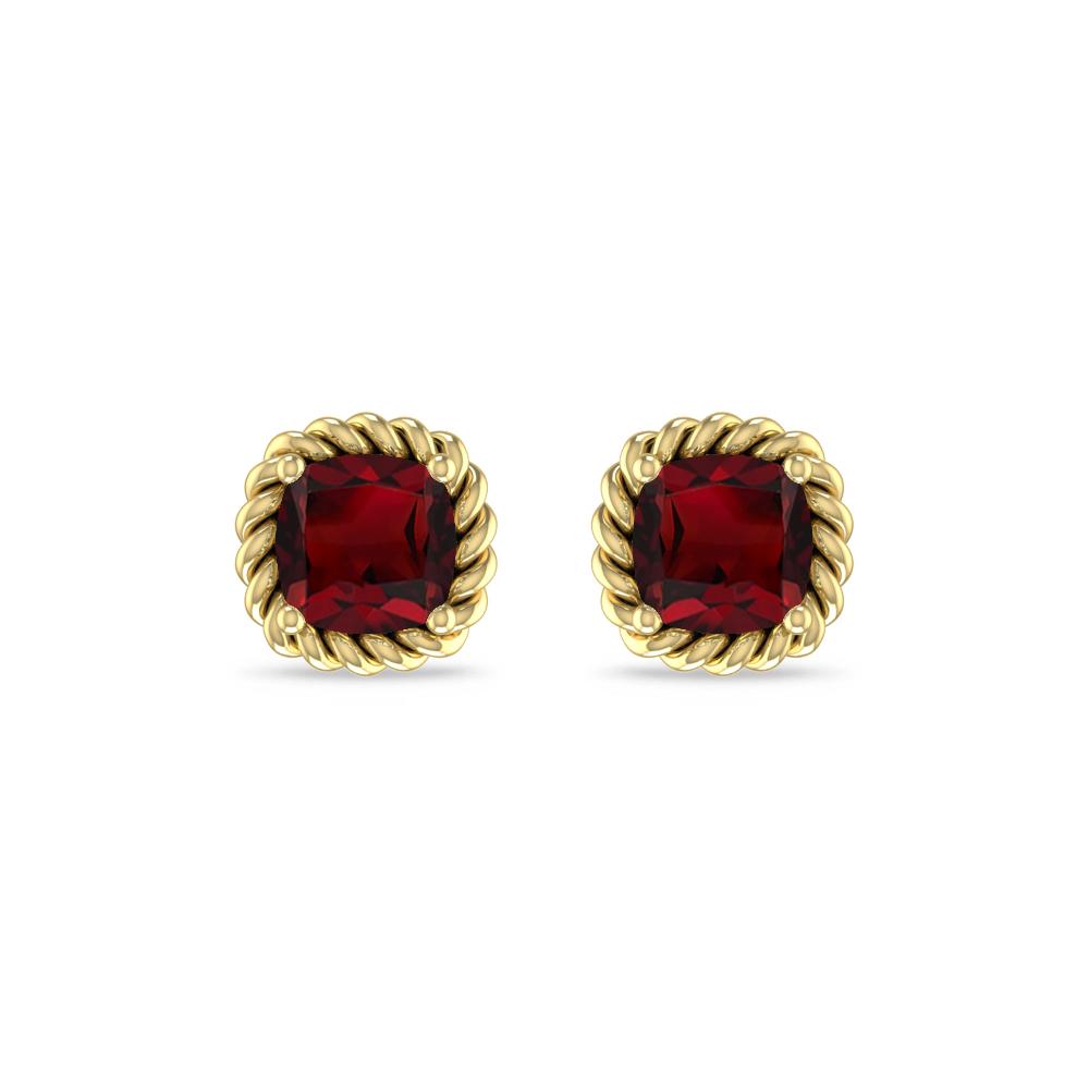 Yellow Gold - Garnet