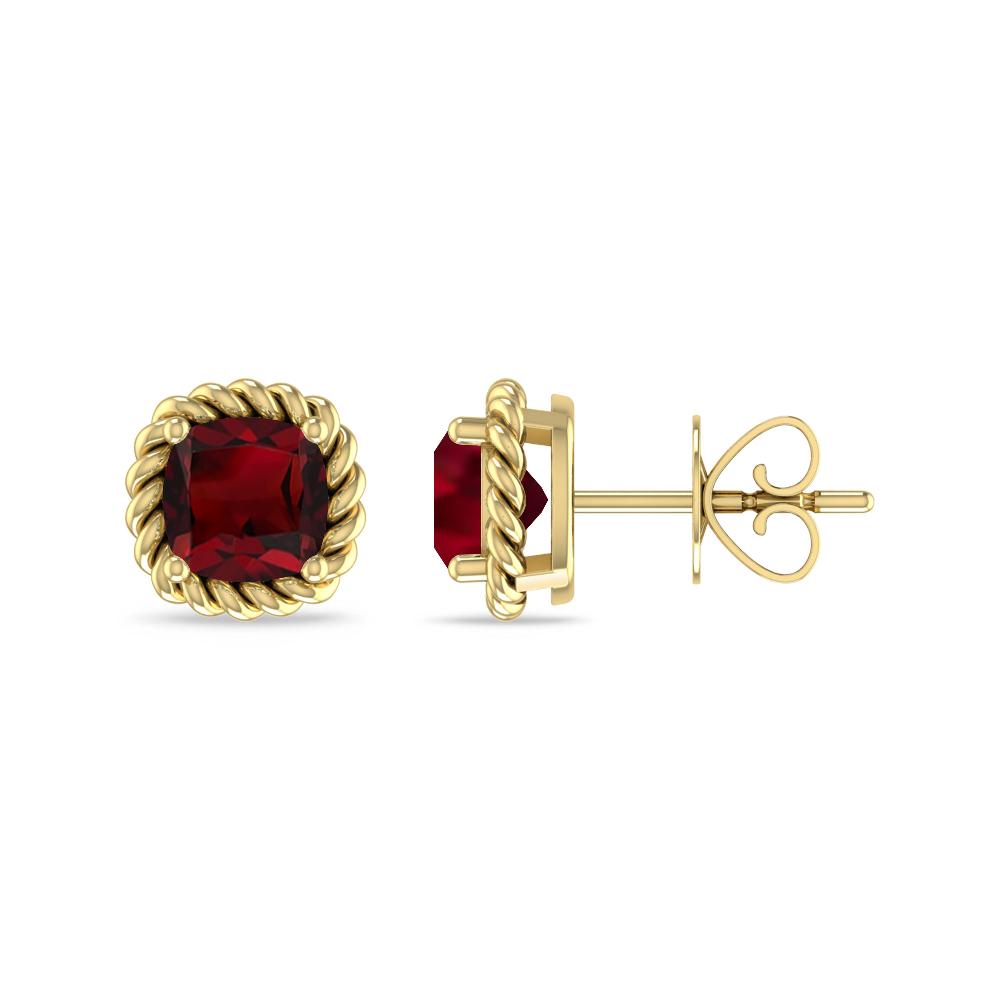 Yellow Gold - Garnet