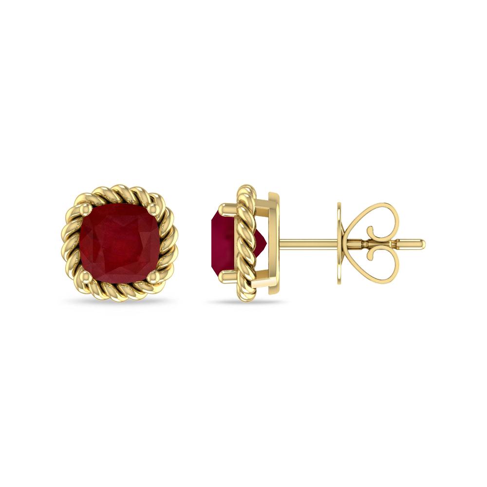 Yellow Gold - Ruby