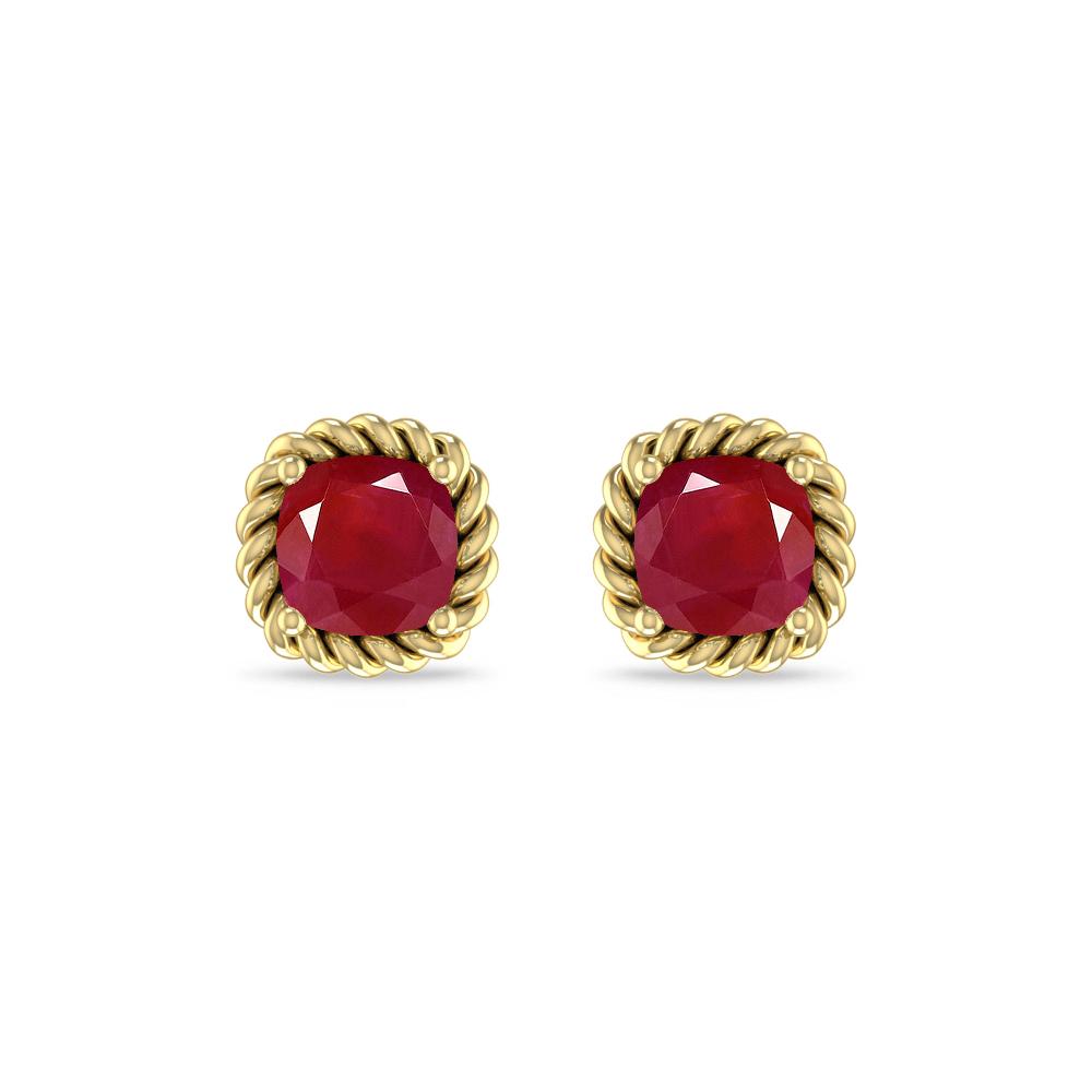 Yellow Gold - Ruby