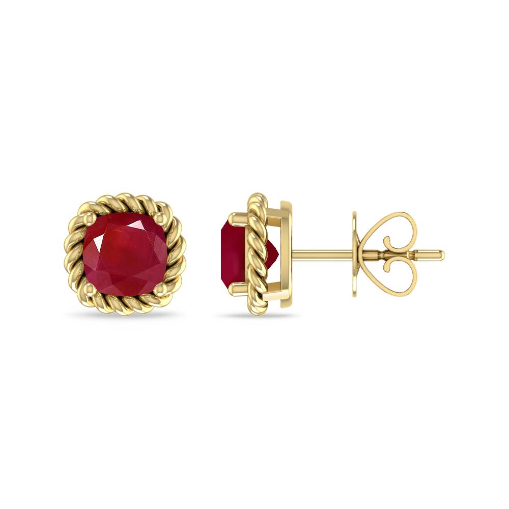 Yellow Gold - Ruby