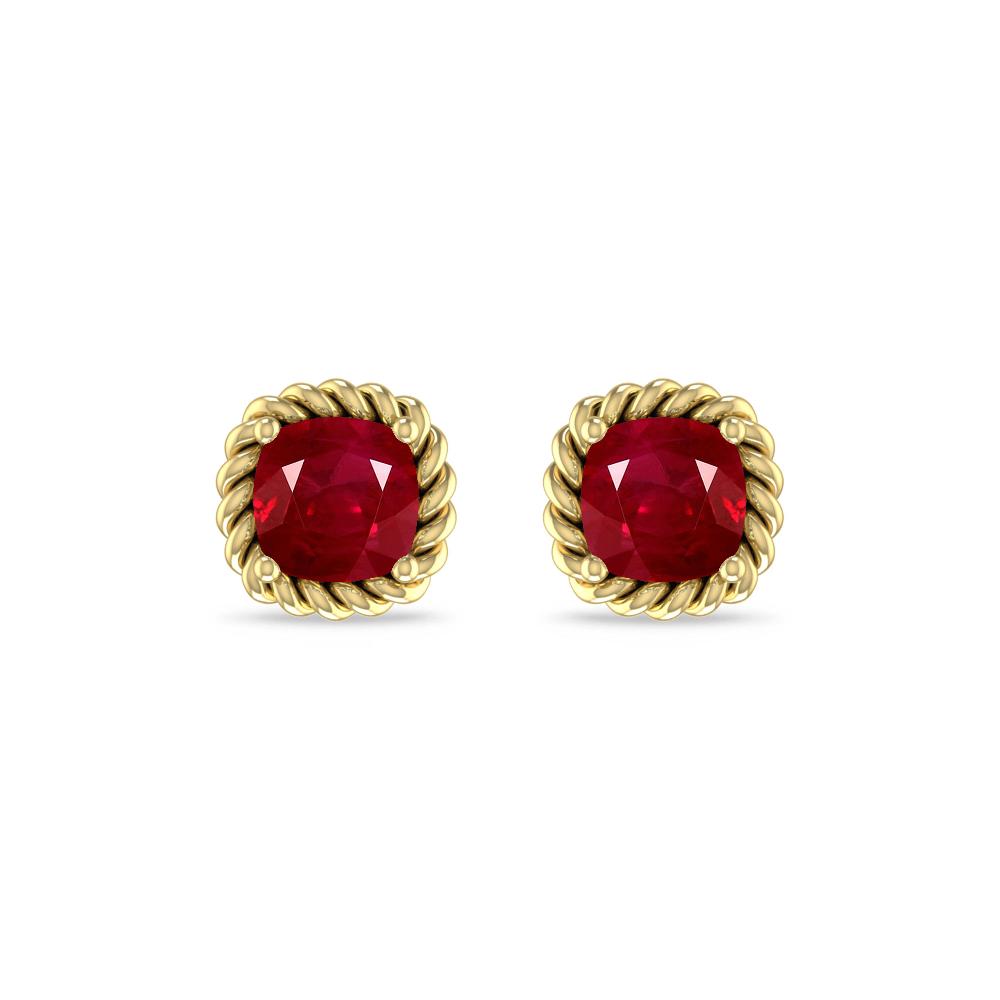 Yellow Gold - Ruby