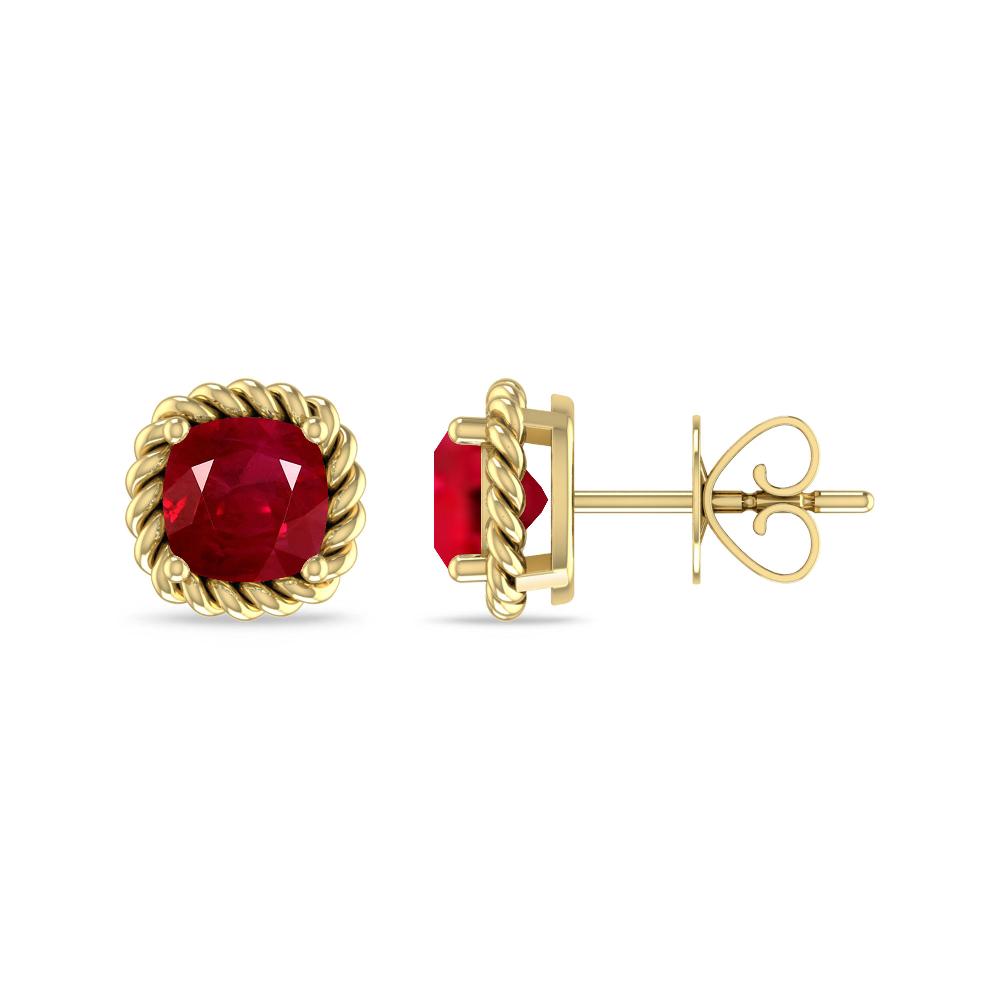 Yellow Gold - Ruby
