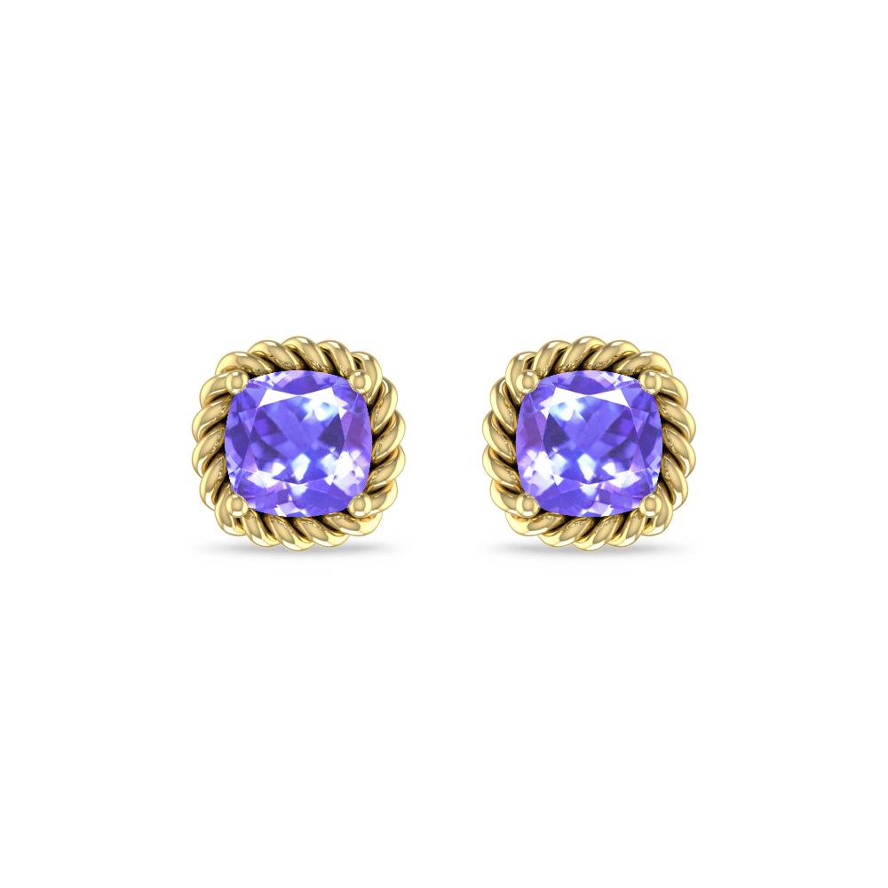 Yellow Gold - Tanzanite