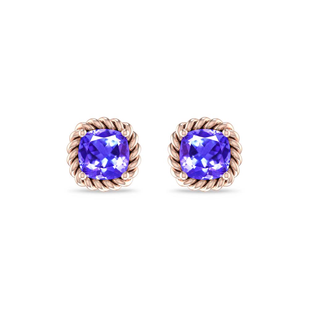 Rose Gold - Tanzanite