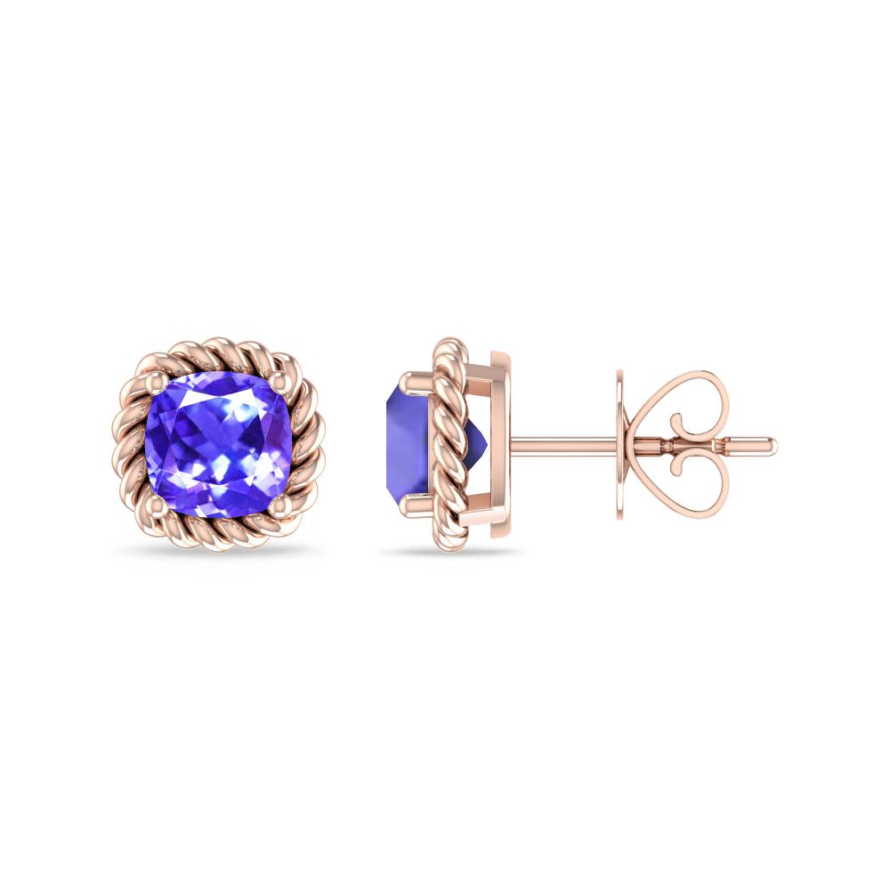 Rose Gold - Tanzanite