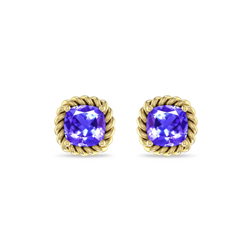 Yellow Gold - Tanzanite