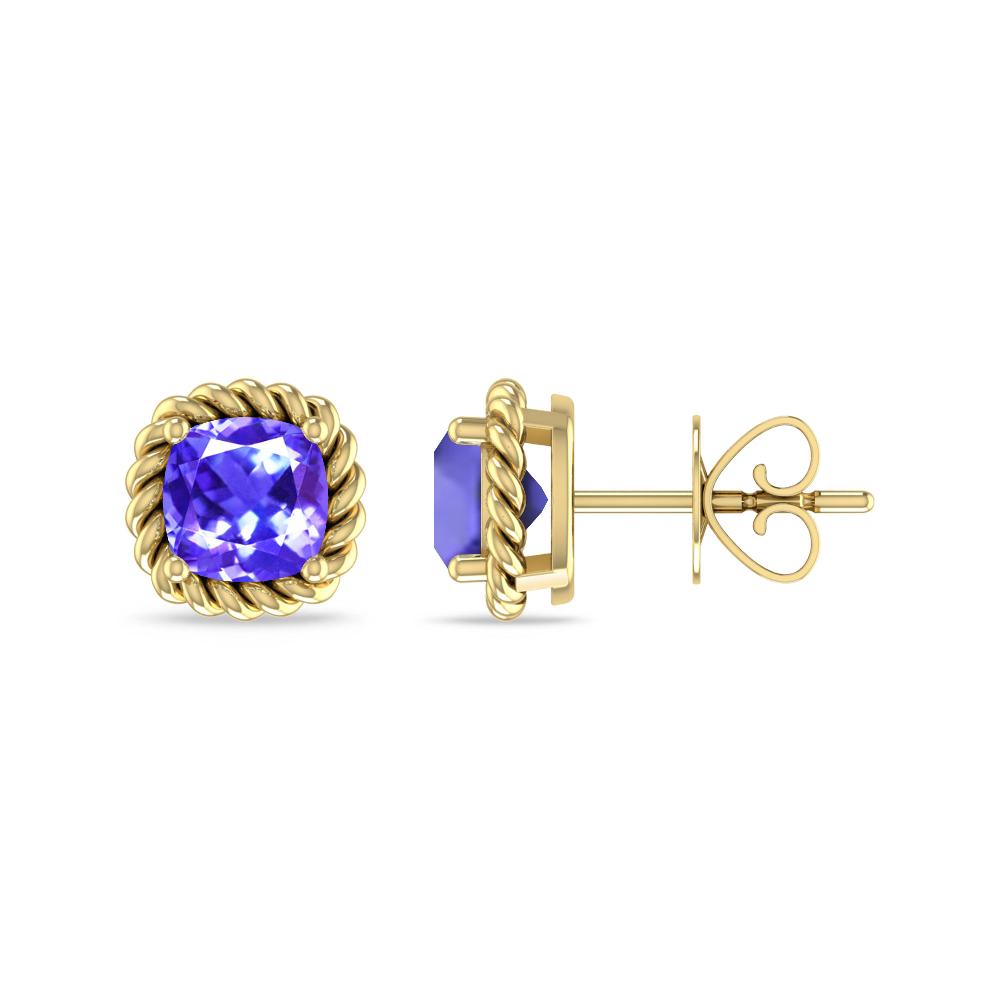 Yellow Gold - Tanzanite