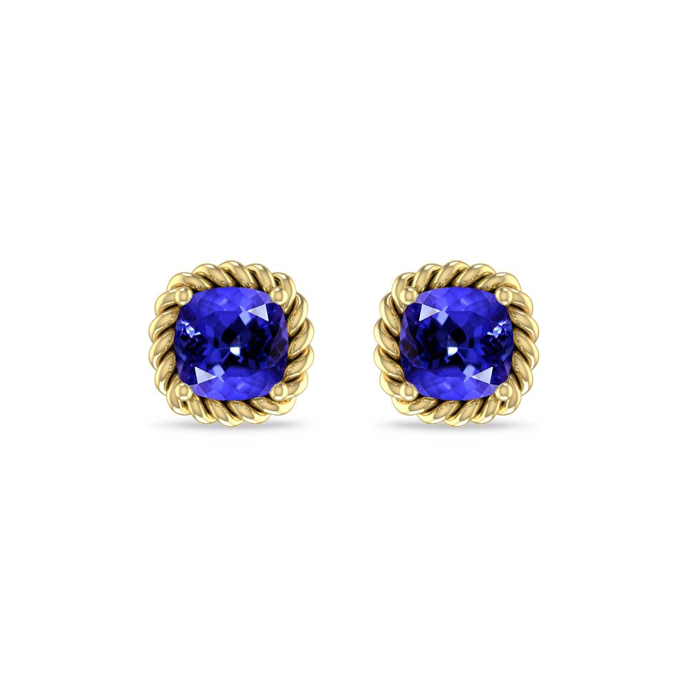 Yellow Gold - Tanzanite