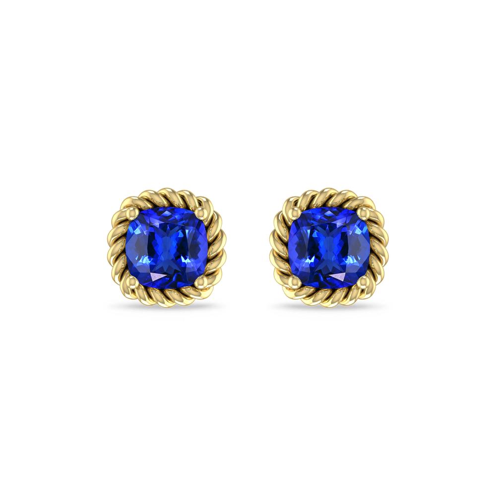 Yellow Gold - Tanzanite