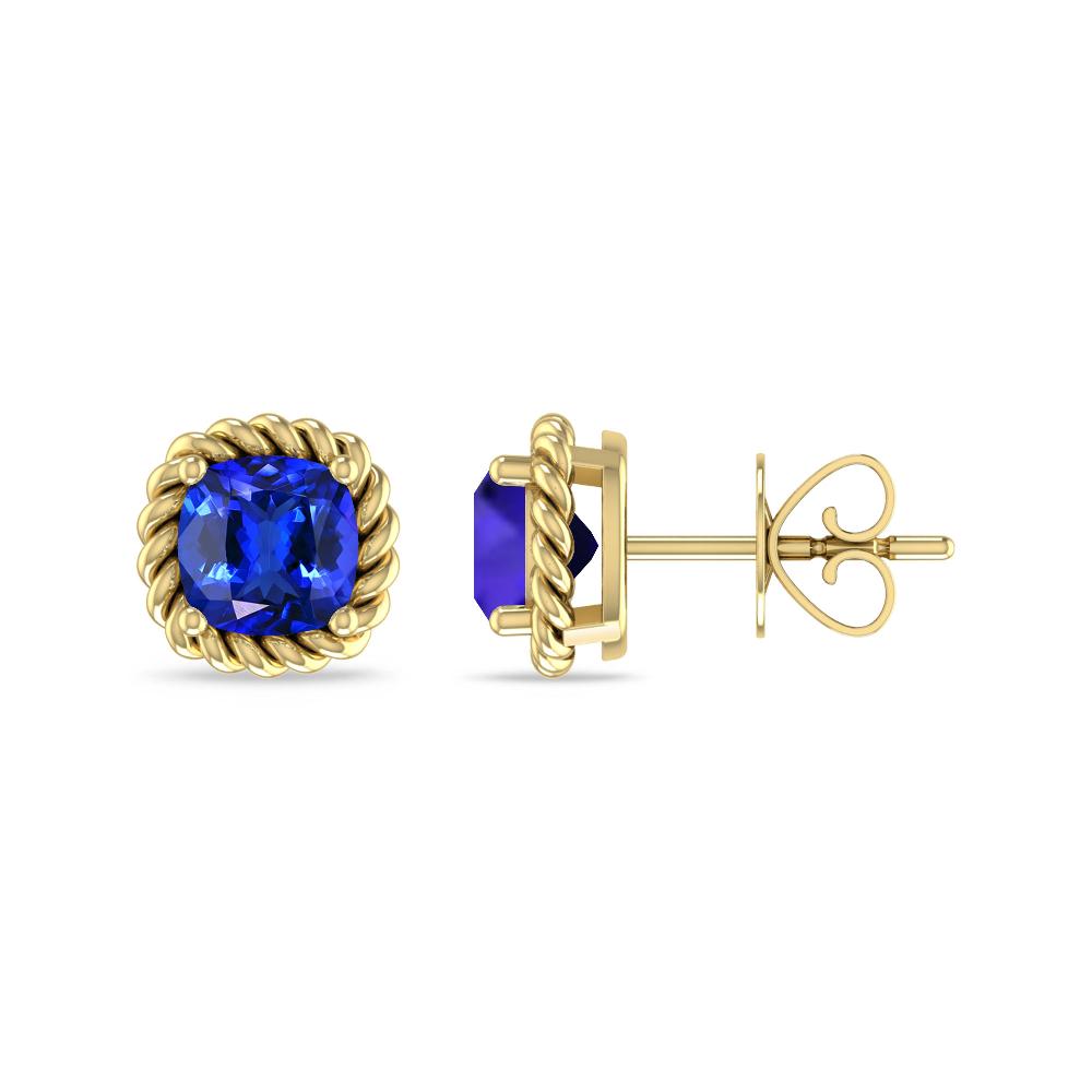 Yellow Gold - Tanzanite
