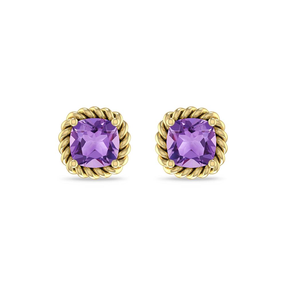 Yellow Gold - Amethyst