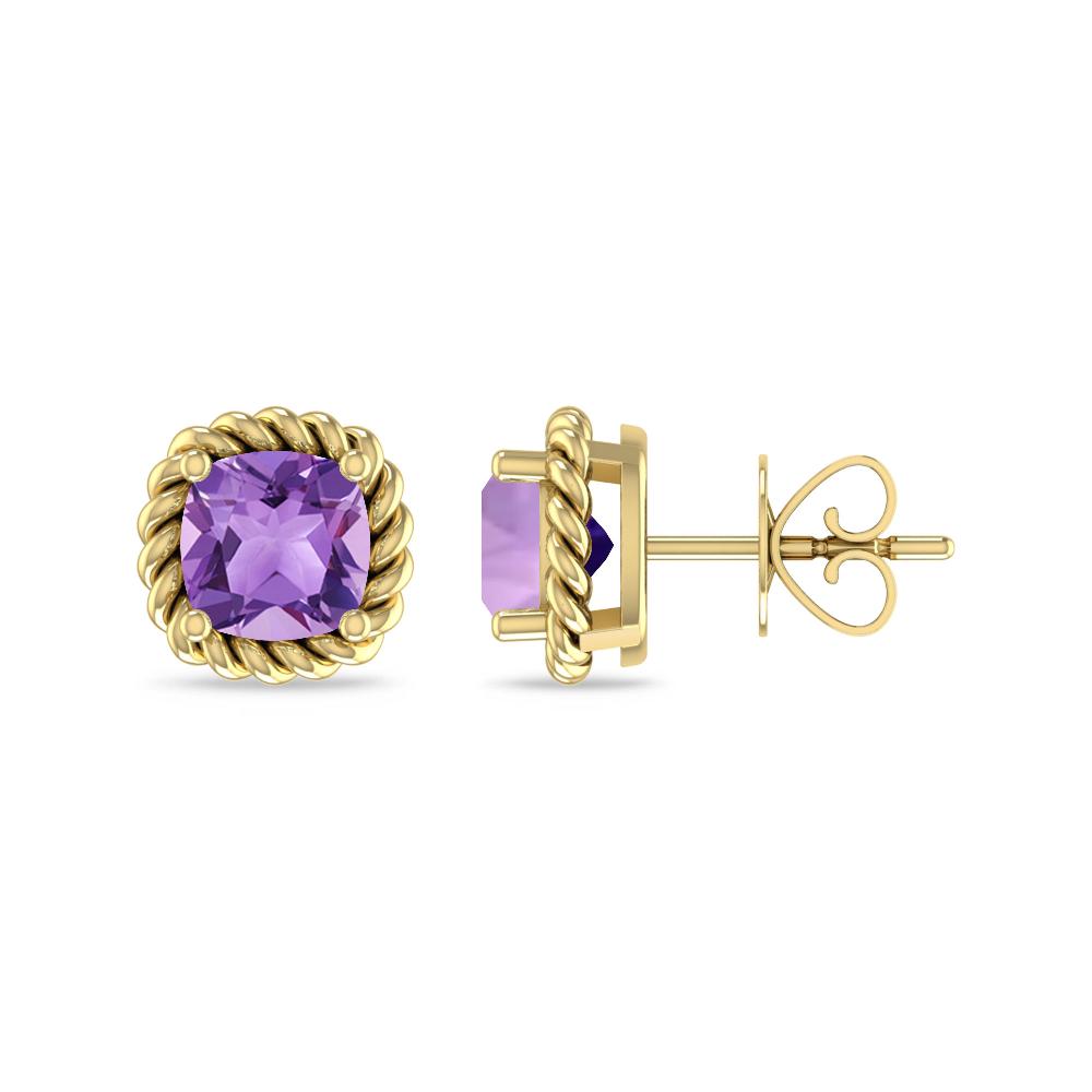 Yellow Gold - Amethyst