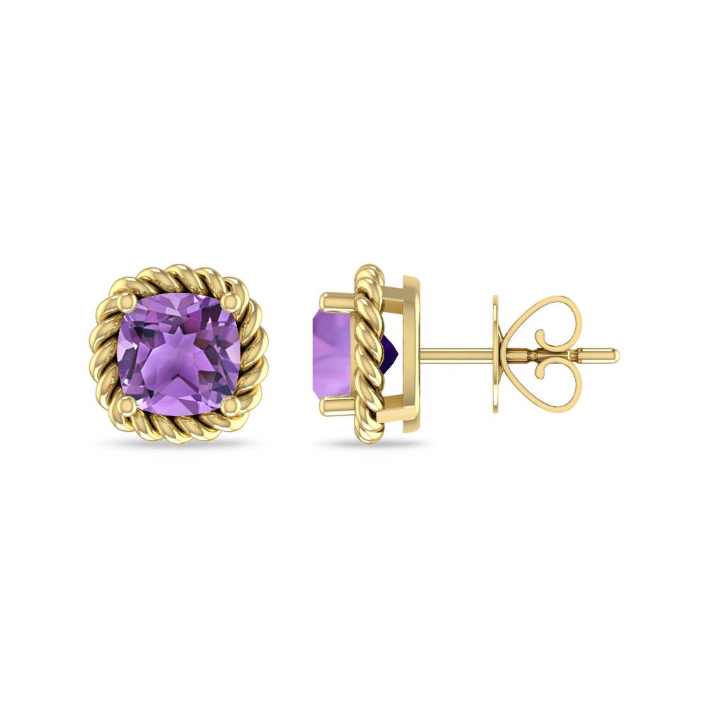 Yellow Gold - Amethyst