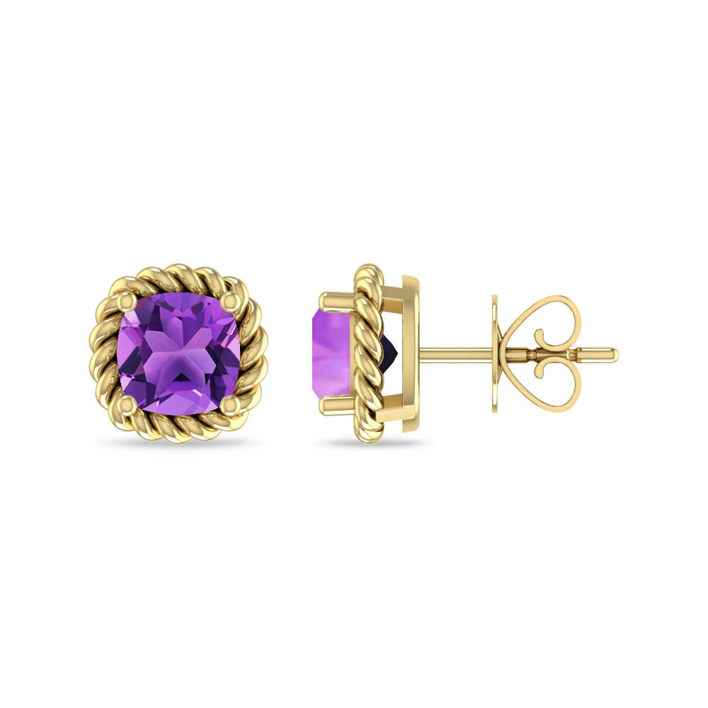 Yellow Gold - Amethyst