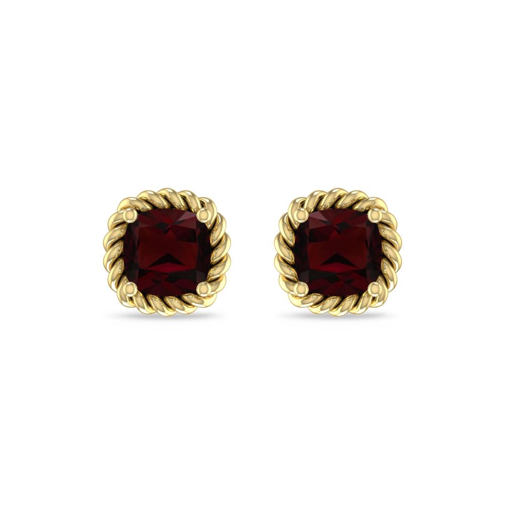 Yellow Gold - Garnet