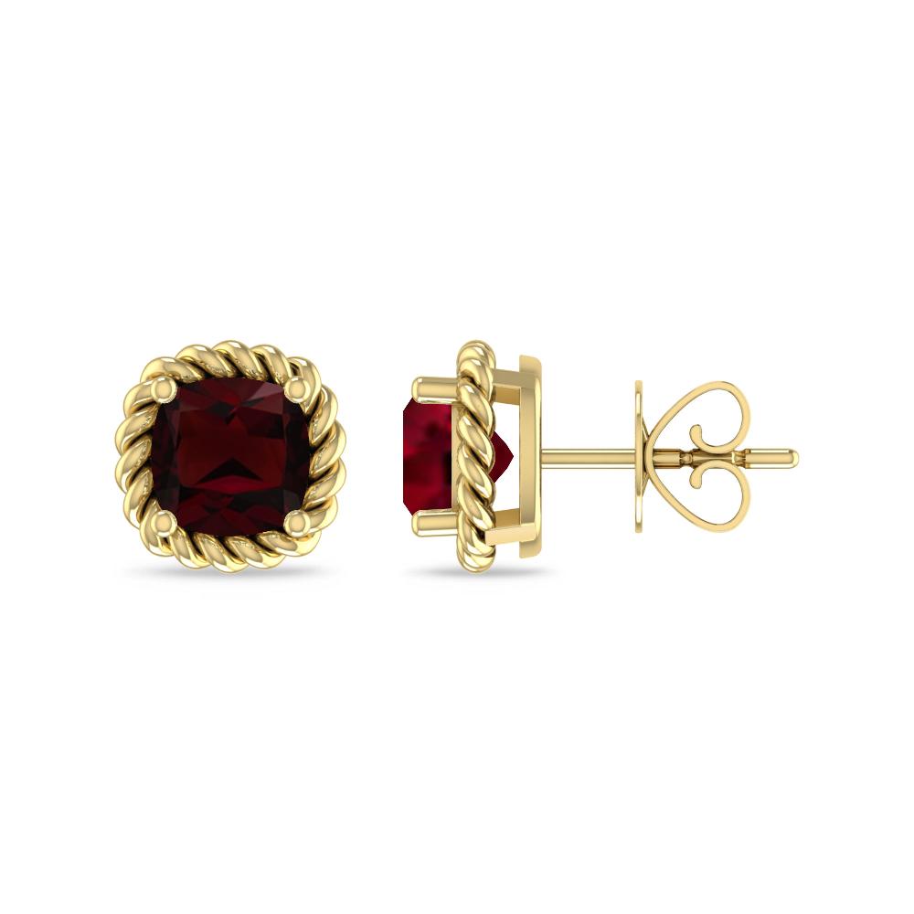 Yellow Gold - Garnet