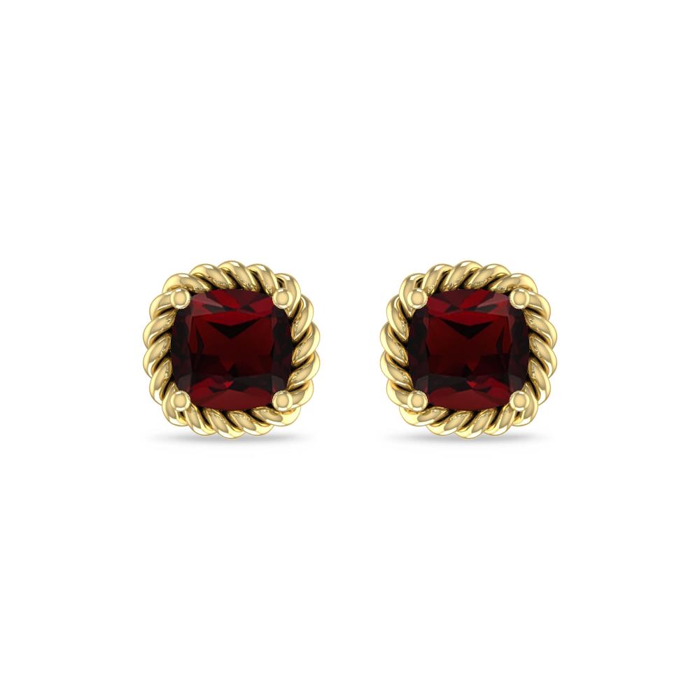 Yellow Gold - Garnet