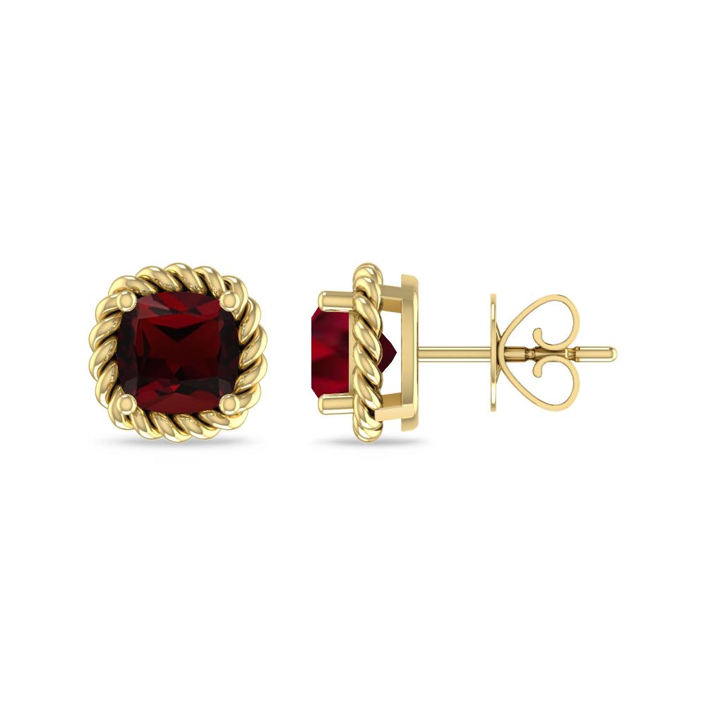 Yellow Gold - Garnet