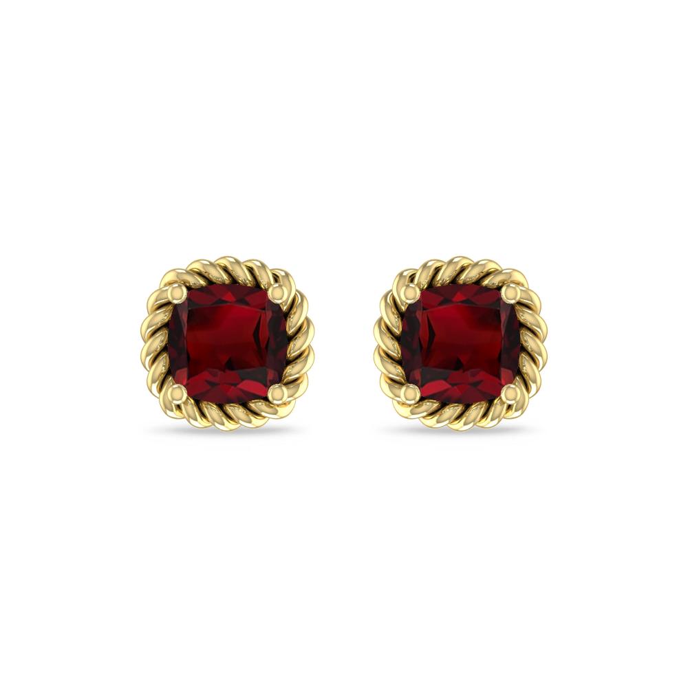 Yellow Gold - Garnet