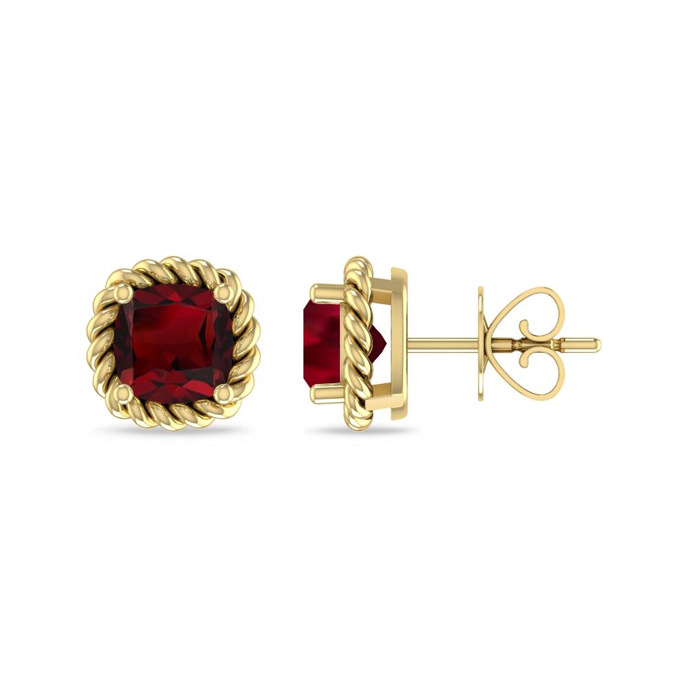 Yellow Gold - Garnet