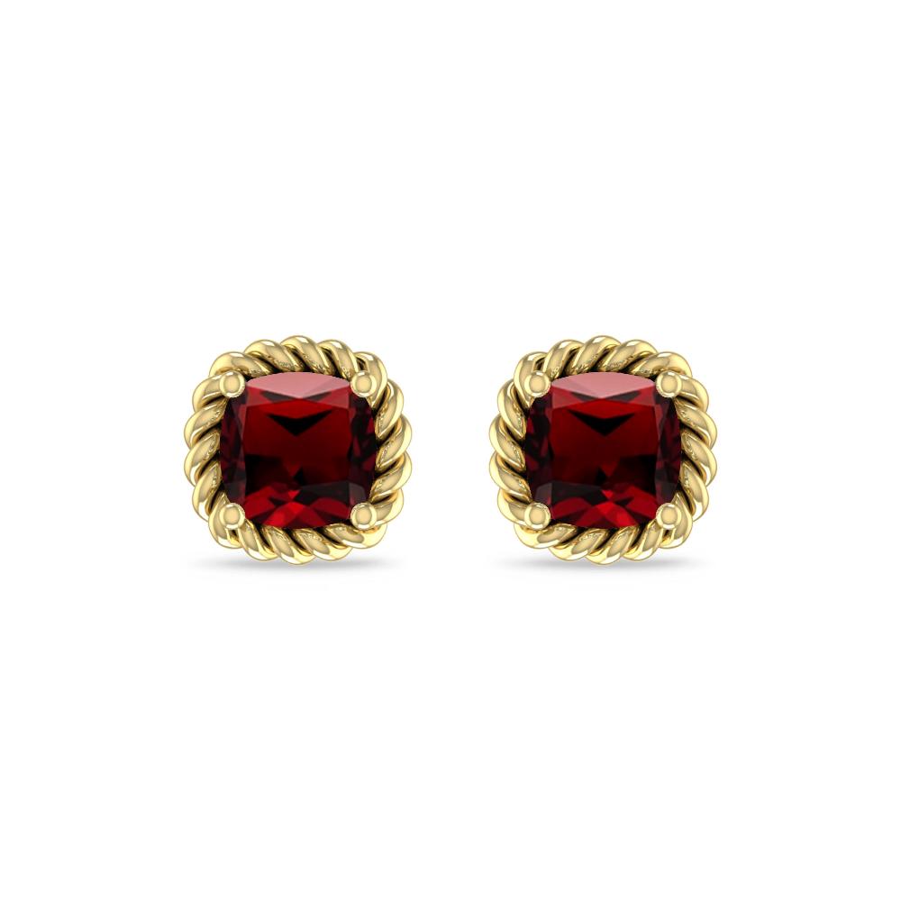 Yellow Gold - Garnet