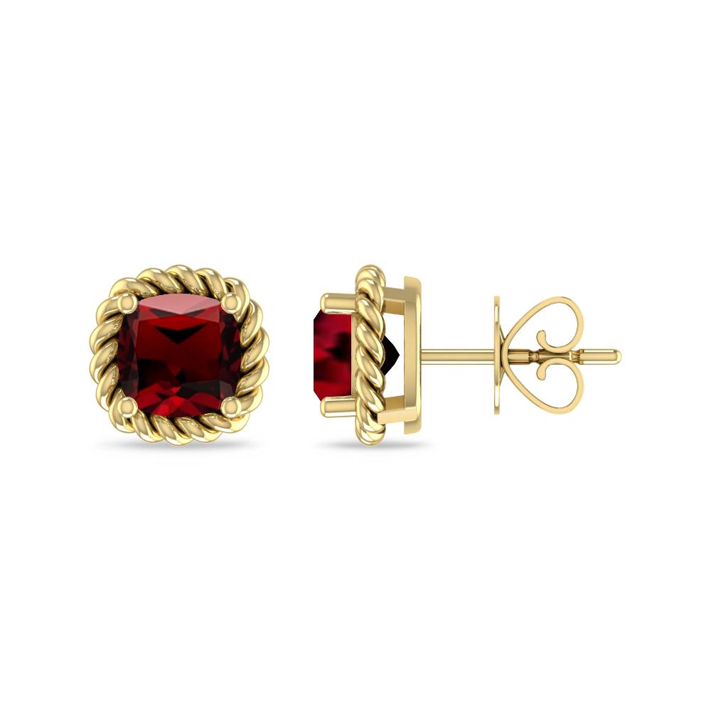 Yellow Gold - Garnet
