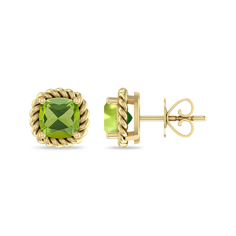 Yellow Gold - Peridot