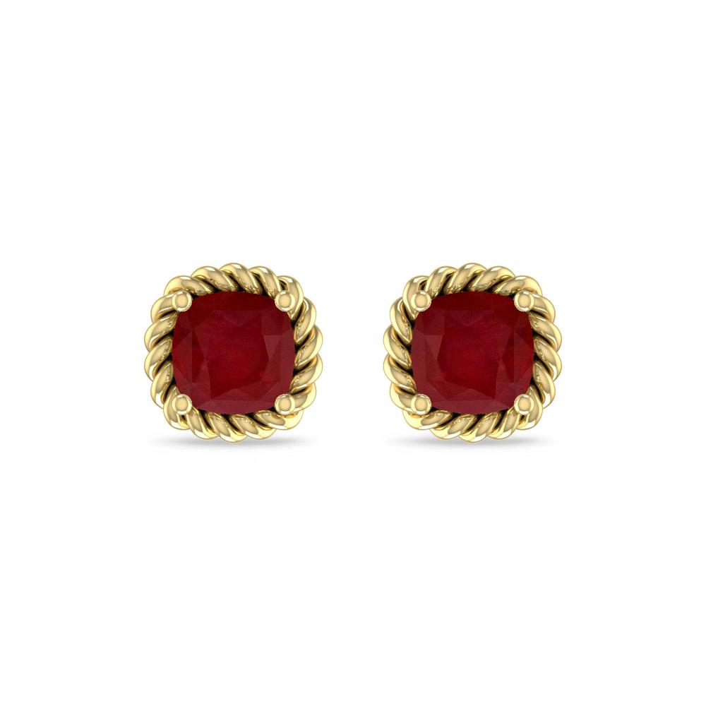Yellow Gold - Ruby