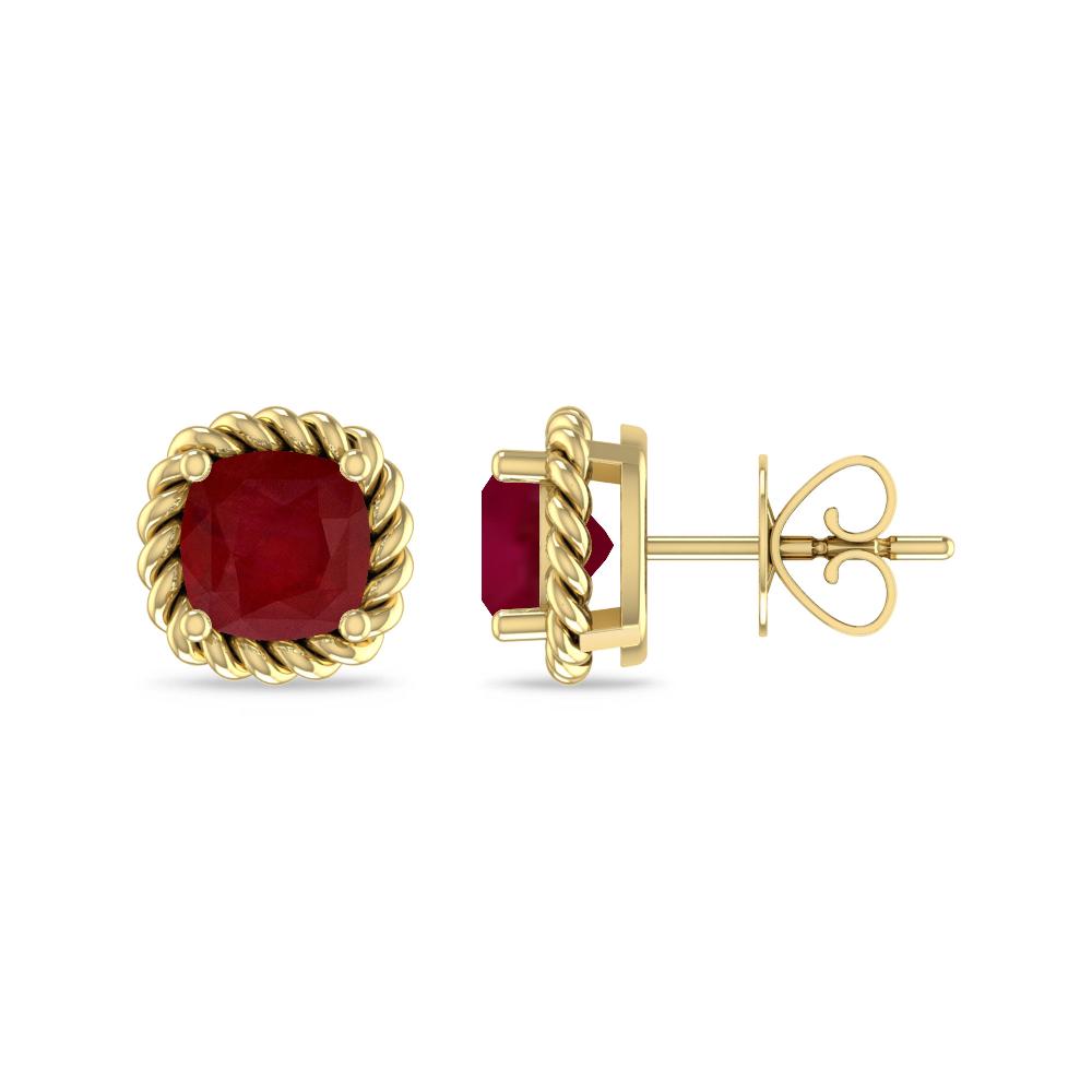 Yellow Gold - Ruby