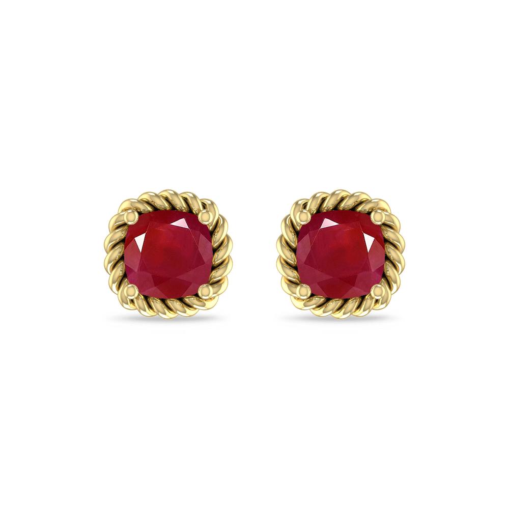 Yellow Gold - Ruby