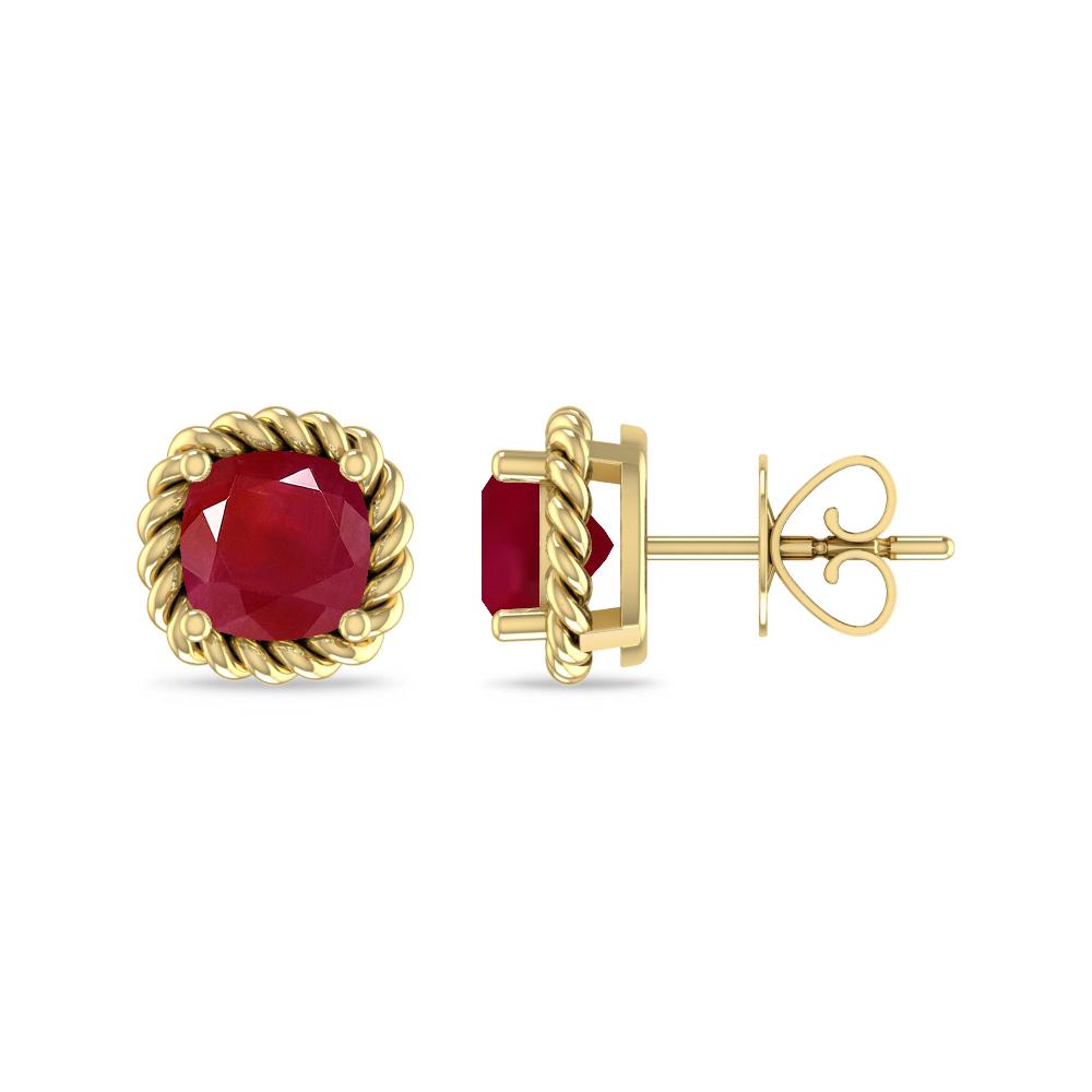 Yellow Gold - Ruby