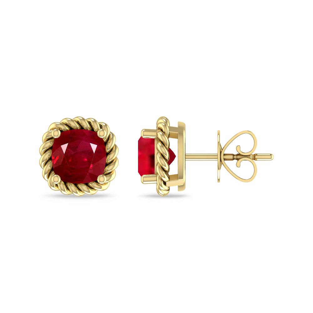 Yellow Gold - Ruby