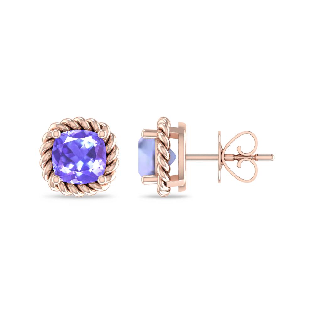 Rose Gold - Tanzanite