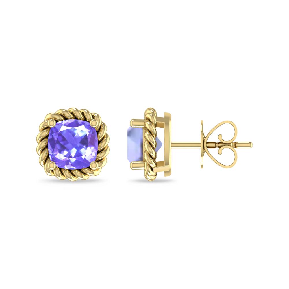 Yellow Gold - Tanzanite